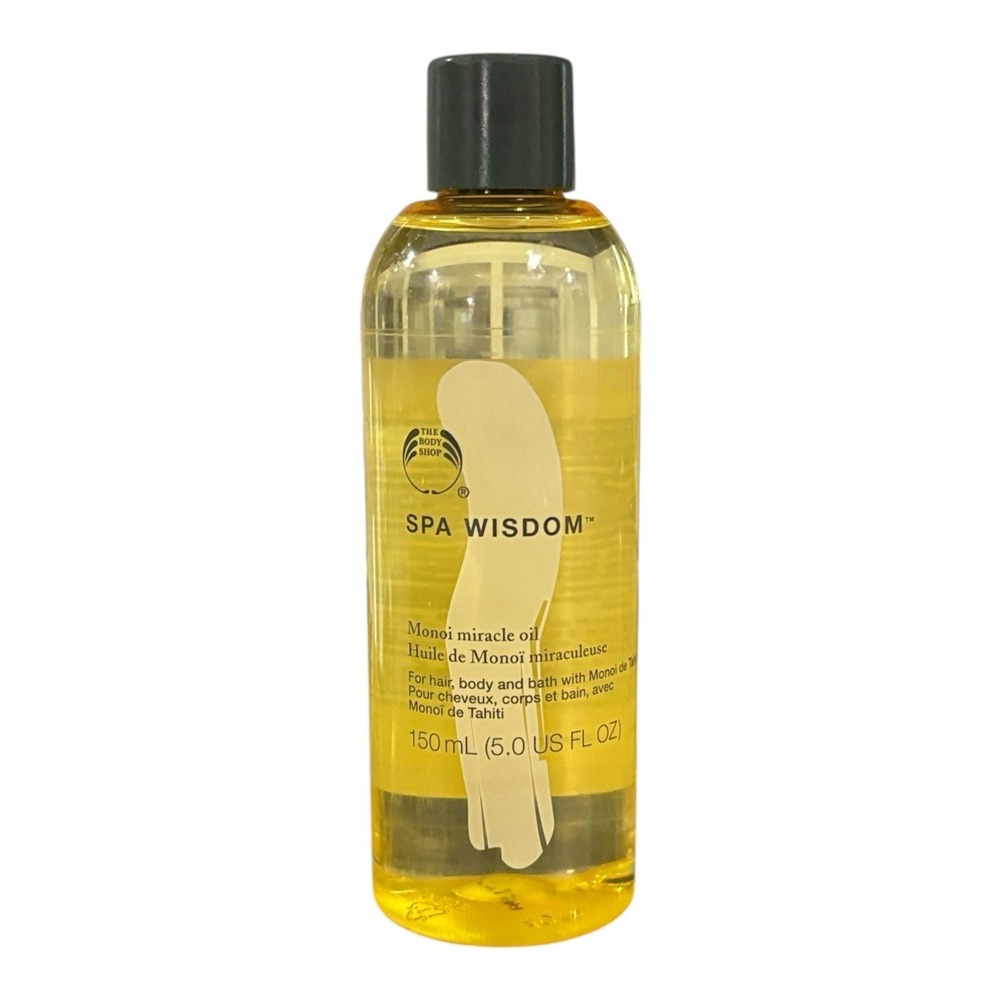 The Body Shop SPA WISDOM Monoi Miracle Oil 5 oz 150ml Discontinued RARE
